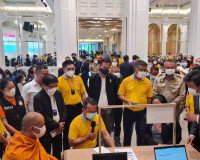 รมว.ยุติธรรม ลงพื้นที่จังหวัดสุราษฎร์ธานีเปิดงานมหกรรมไกล่เก ... พารามิเตอร์รูปภาพ 14