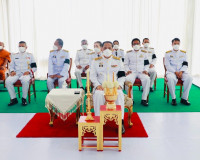 พิธีสวดพระพุทธมนต์ พระสงฆ์ถวายพระธรรมเทศนา 1 กัณฑ์ และรับพระ ... พารามิเตอร์รูปภาพ 1