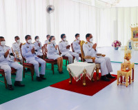 พิธีสวดพระพุทธมนต์ พระสงฆ์ถวายพระธรรมเทศนา 1 กัณฑ์ และรับพระ ... พารามิเตอร์รูปภาพ 6