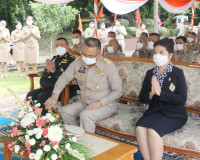 ผู้ว่าฯ สุราษฎร์ธานี นำข้าราชการและประชาชนร่วมพิธีถวายพระพรช ... พารามิเตอร์รูปภาพ 14