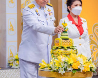 ผู้ว่าฯ สุราษฎร์ธานี ร่วมบันทึกเทป ถวายพระพรชัยมงคลแด่พระบาท ... พารามิเตอร์รูปภาพ 1