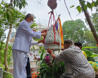 ผู้ว่าฯ สุราษฎร์ธานี เป็นประธานในพิธีปักหมายเขตวิสุงคามสีมา  ... พารามิเตอร์รูปภาพ 4