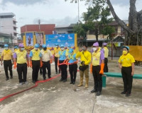 จิตอาสาพระราชทานร่วมพัฒนาทำความสะอาดตลาดศาลเจ้าและบริเวณลานว ... พารามิเตอร์รูปภาพ 6