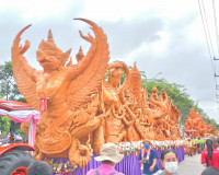 พิธีเปิดและนำเรือพนมพระจากวัดสุนทรนิวาส (วัดประดู่) ไปแสดงโช ... พารามิเตอร์รูปภาพ 2