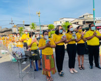 พิธีกิจกรรมทำบุญตักบาตรถวายพระราชกุศล เนื่องในโอกาสวันเฉลิมพ ... พารามิเตอร์รูปภาพ 8