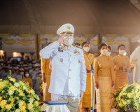 พสกนิกรสุราษฎร์ธานี ร่วมกันแสดงออกถึงความจงรักภักดี เทิดพระเ ... พารามิเตอร์รูปภาพ 4