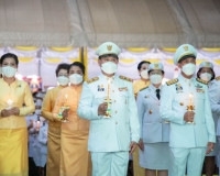 พสกนิกรสุราษฎร์ธานี ร่วมกันแสดงออกถึงความจงรักภักดี เทิดพระเ ... พารามิเตอร์รูปภาพ 7