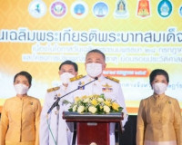 พสกนิกรสุราษฎร์ธานี ร่วมกันแสดงออกถึงความจงรักภักดี เทิดพระเ ... พารามิเตอร์รูปภาพ 8