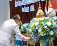 จังหวัดสุราษฎร์ธานี ประกอบพิธีทางศาสนามหามงคล 3 ศาสนา ถวายเป ... พารามิเตอร์รูปภาพ 3