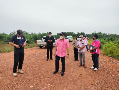 รองผู้ว่าสุราษฎร์ ลงพื้นที่ตรวจสถานที่ที่ขออนุญาตปลูกสร้างสิ ... พารามิเตอร์รูปภาพ 1