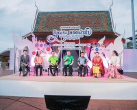 โหมโรง งานประเพณีชักพระทอดผ้าป่าและแข่งเรือยาวประจำปี 2565 จ ... พารามิเตอร์รูปภาพ 4