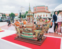 โหมโรง งานประเพณีชักพระทอดผ้าป่าและแข่งเรือยาวประจำปี 2565 จ ... พารามิเตอร์รูปภาพ 13