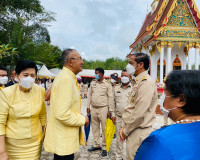 พิธีตัดหวายลูกนิมิตอุโบสถ ณ วัดควนนิยมราษฏร์รังสฤษฏ์ โดยได้ร ... พารามิเตอร์รูปภาพ 1