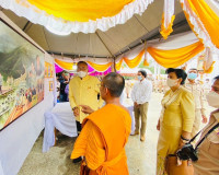 พิธีตัดหวายลูกนิมิตอุโบสถ ณ วัดควนนิยมราษฏร์รังสฤษฏ์ โดยได้ร ... พารามิเตอร์รูปภาพ 3