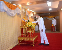 พิธีรับมอบผ้าไตรพระราชทานโครงการทุนเล่าเรียนหลวงสำหรับพระสงฆ ... พารามิเตอร์รูปภาพ 1
