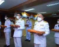 พิธีรับมอบผ้าไตรพระราชทานโครงการทุนเล่าเรียนหลวงสำหรับพระสงฆ ... พารามิเตอร์รูปภาพ 3