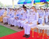 พสกนิกรจังหวัดสุราษฎร์ธานีร่วมทำบุญตักบาตรถวายพระราชกุศล เนื ... พารามิเตอร์รูปภาพ 6