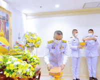 จังหวัดสุราษฎร์ธานี จัดพิธีรับมอบผ้าไตรพระราชทาน และสิ่งของพ ... พารามิเตอร์รูปภาพ 7