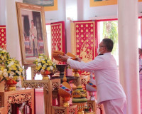 จังหวัดสุราษฎร์ธานี จัดพิธีทอดผ้าป่าสนับสนุนโครงการทุนเล่าเร ... พารามิเตอร์รูปภาพ 1