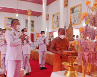 จังหวัดสุราษฎร์ธานี จัดพิธีทอดผ้าป่าสนับสนุนโครงการทุนเล่าเร ... พารามิเตอร์รูปภาพ 6