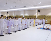 จังหวัดสุราษฎร์ธานี จัดพิธีวางพวงมาลาและถวายราชสดุดีพระบาทสม ... พารามิเตอร์รูปภาพ 6