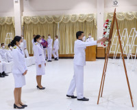จังหวัดสุราษฎร์ธานี จัดพิธีวางพวงมาลาและถวายราชสดุดีพระบาทสม ... พารามิเตอร์รูปภาพ 13