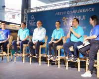 ผู้ว่าราชการจังหวัดสุราษฎร์ธานี ร่วมแถลงข่าวกิจกรรมงานวิ่ง ส ... พารามิเตอร์รูปภาพ 5