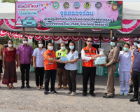 รองผู้ว่าราชการจังหวัดสุราษฎร์ธานี เดินไปตรวจเยี่ยมและให้กำล ... พารามิเตอร์รูปภาพ 4