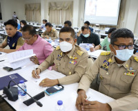จ.สุราษฎร์ธานีประชุมเตรียมการดำเนินโครงการบรรพชาอุปสมบท 99 ร ... พารามิเตอร์รูปภาพ 7