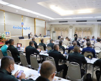 จังหวัดสุราษฎร์ธานี จัดประชุมแถลงแผนถวายความปลอดภัย การรับเส ... พารามิเตอร์รูปภาพ 18