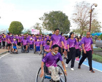 พิธีเปิดกิจกรรมคนพิการ “วิ่งด้วยกัน Run 2 Gether สุราษฎร์ธาน ... พารามิเตอร์รูปภาพ 9