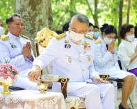 ผู้ว่าราชการจังหวัดสุราษฎร์ธานี ร่วมพิธีฉลองสมณศักดิ์ พระราช ... พารามิเตอร์รูปภาพ 12