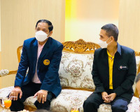 รองผู้ว่าราชการจังหวัดสุราษฎร์ธานี ต้อนรับ พล.ต.จิรวัฒน์ พัน ... พารามิเตอร์รูปภาพ 2