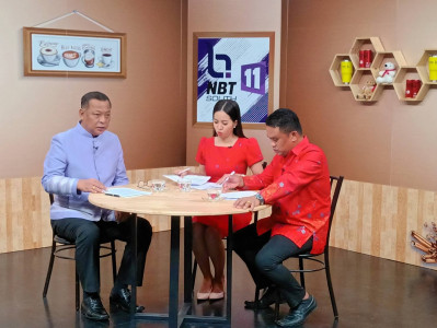 รองผู้ว่าราชการจังหวัดสุราษฎร์ธานี ให้สัมภาษณ์สดในรายการวิทย ... พารามิเตอร์รูปภาพ 1