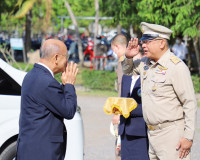 องคมนตรี ตรวจเยี่ยมโรงพยาบาลสมเด็จพระยุพราชเวียงสระ จ.สุราษฎ ... พารามิเตอร์รูปภาพ 1