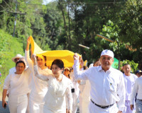 ชาวจังหวัดสุราษฎร์ธานีพร้อมใจร่วมขบวนแห่ผ้าห่มพระธาตุศรีสุรา ... พารามิเตอร์รูปภาพ 10