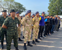 รองผู้ว่าราชการจังหวัดสุราษฎร์ธานี ร่วมในพิธีปล่อยแถวระดมกวา ... พารามิเตอร์รูปภาพ 8
