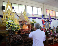 พิธีบรรพชาสามเณรและบวชศีลจาริณี ภายใต้โครงการเสริมสร้างคุณธร ... พารามิเตอร์รูปภาพ 5