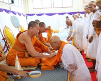 พิธีบรรพชาสามเณรและบวชศีลจาริณี ภายใต้โครงการเสริมสร้างคุณธร ... พารามิเตอร์รูปภาพ 11