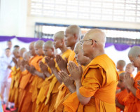 พิธีบรรพชาสามเณรและบวชศีลจาริณี ภายใต้โครงการเสริมสร้างคุณธร ... พารามิเตอร์รูปภาพ 12