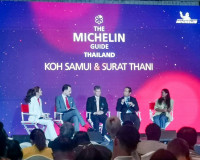 รองผู้ว่าราชการจังหวัดสุราษฎร์ธานี ร่วมงานแถลงข่าวประกาศเปิด ... พารามิเตอร์รูปภาพ 1