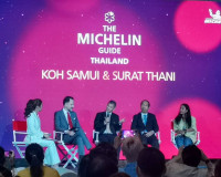 รองผู้ว่าราชการจังหวัดสุราษฎร์ธานี ร่วมงานแถลงข่าวประกาศเปิด ... พารามิเตอร์รูปภาพ 5