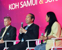 รองผู้ว่าราชการจังหวัดสุราษฎร์ธานี ร่วมงานแถลงข่าวประกาศเปิด ... พารามิเตอร์รูปภาพ 12