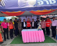รองผู้ว่าราชการจังหวัดสุราษฎร์ธานี ลงพื้นที่ตรวจเยี่ยมให้กำล ... พารามิเตอร์รูปภาพ 11