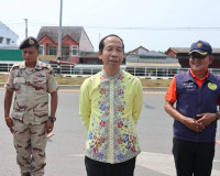 รองผู้ว่าราชการจังหวัดสุราษฎร์ธานี ลงพื้นที่ตรวจเยี่ยมและติด ... พารามิเตอร์รูปภาพ 1