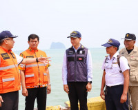 ผู้ว่าราชการจังหวัดสุราษฎร์ธานี ลงพื้นที่ตรวจเยี่ยมจุดตรวจจุ ... พารามิเตอร์รูปภาพ 10