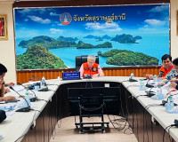 รองผู้ว่าราชการจังหวัดสุราษฎร์ธานี ร่วมประชุมผ่านระบบการประช ... พารามิเตอร์รูปภาพ 8