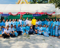 พิธีเปิด งานฉลองอุโบสถ ผูกพัทธสีมาปิดทอง ฝังลูกนิมิตของวัดบา ... พารามิเตอร์รูปภาพ 9