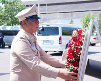 พิธีวางพวงมาลาถวายสักการะ และกล่าวสดุดีเทิดพระเกียรติ พลเรือ ... พารามิเตอร์รูปภาพ 2