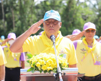 พุทธศาสนิกชนจังหวัดสุราษฎร์ธานีพร้อมใจทำบุญตักบาตร ถวายพระรา ... พารามิเตอร์รูปภาพ 20